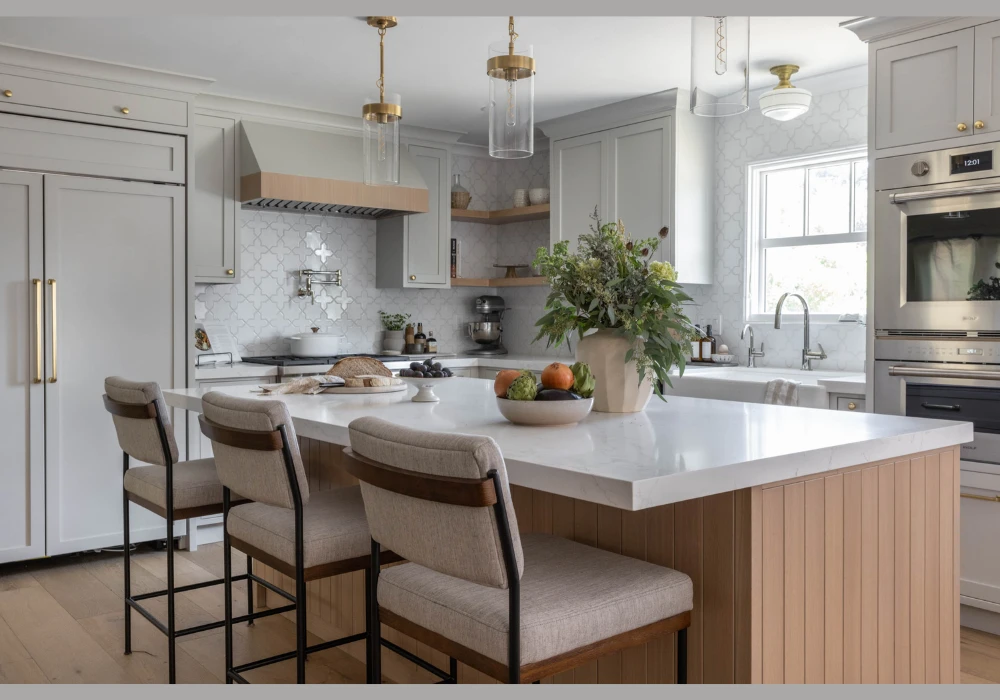 Kitchen Island with Built In Dining Area