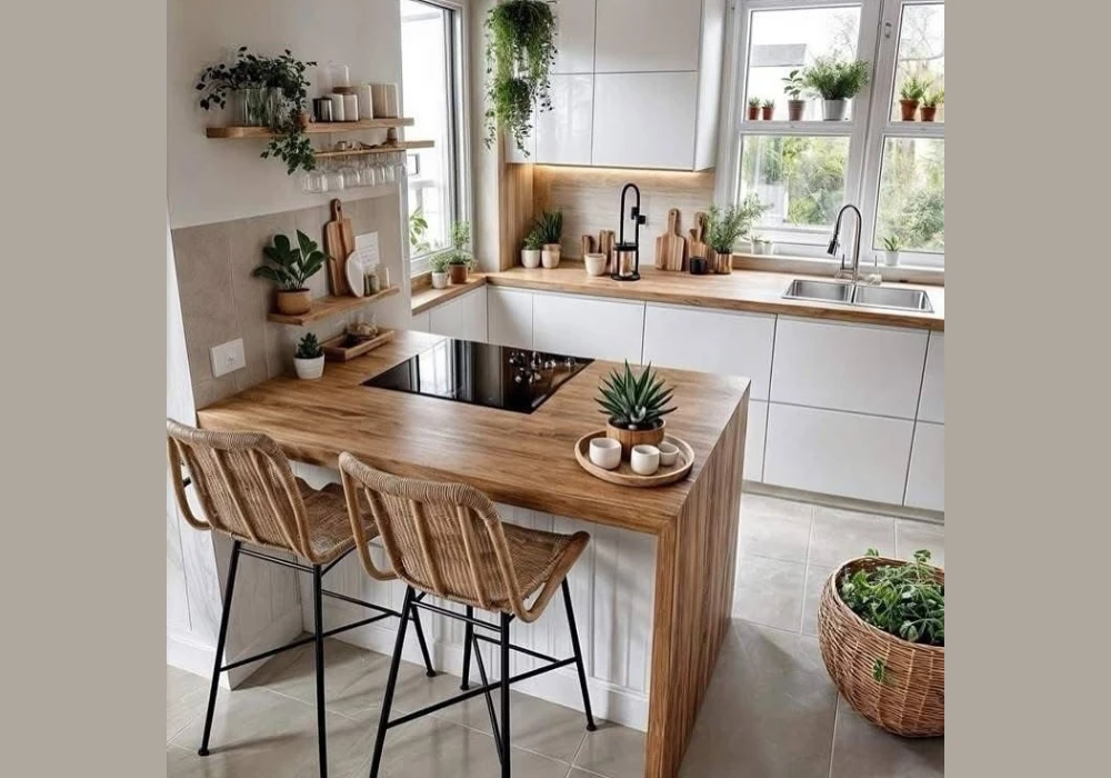 Minimalist Kitchen Bar Design for Clean Modern Look