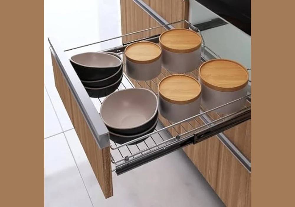  Telescopic Drawer Slides for Heavy Kitchen Loads
