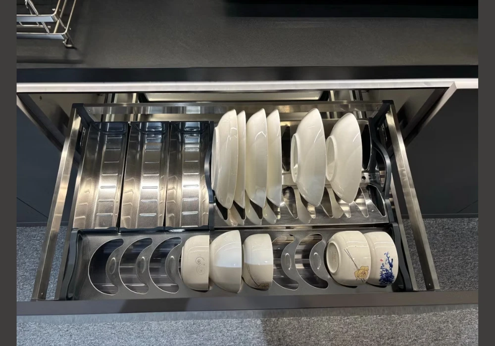 Sliding Drawer Baskets for Daily Kitchen Essentials