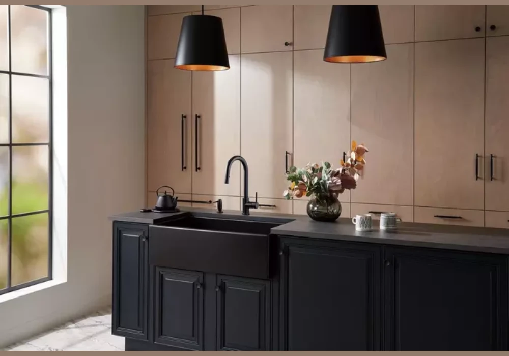 Matte Black Handles for Modern Kitchen Style