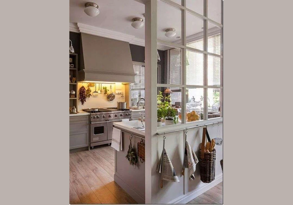 Use of Glass Partitions for Partial Separation