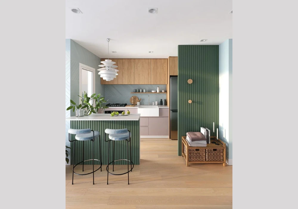 Accent Wall with Paint or Texture