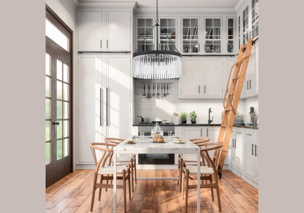 Multi Tier Kitchen Chandelier Ideas for Large Spaces