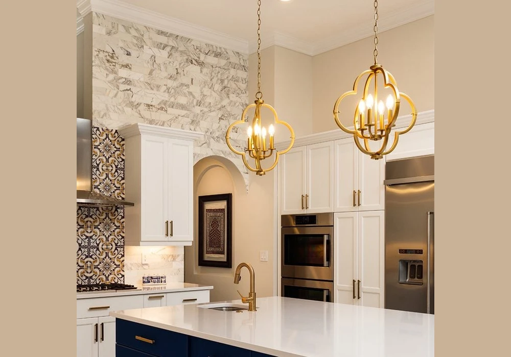 Gold Kitchen Chandelier Ideas for Elegant Interior Styling