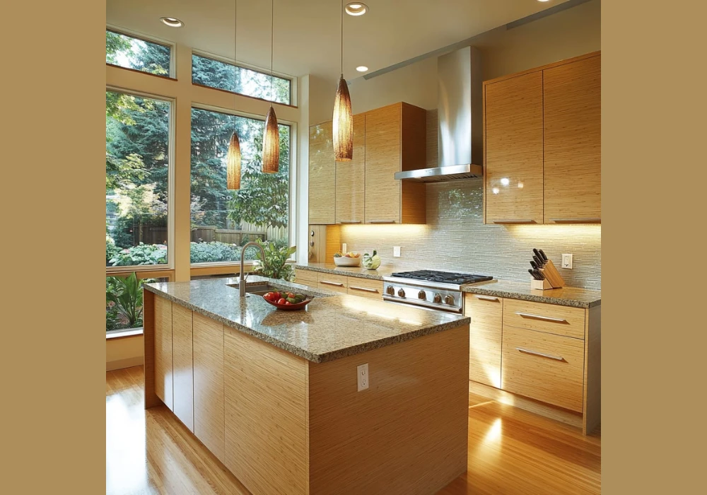Bamboo Countertops for Sustainable Kitchen Style
