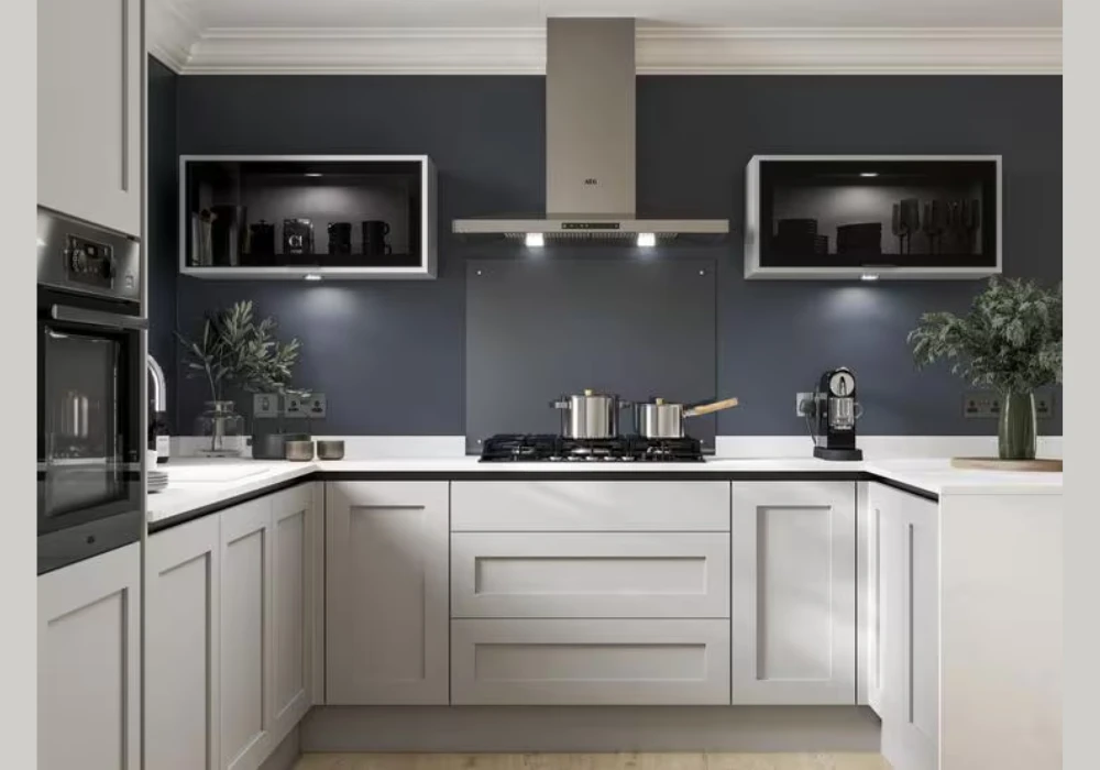 Handleless Modern Kitchen Cupboards