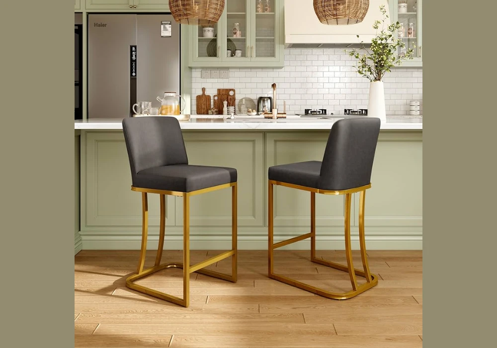 Comfortable Kitchen Stools with Back Support