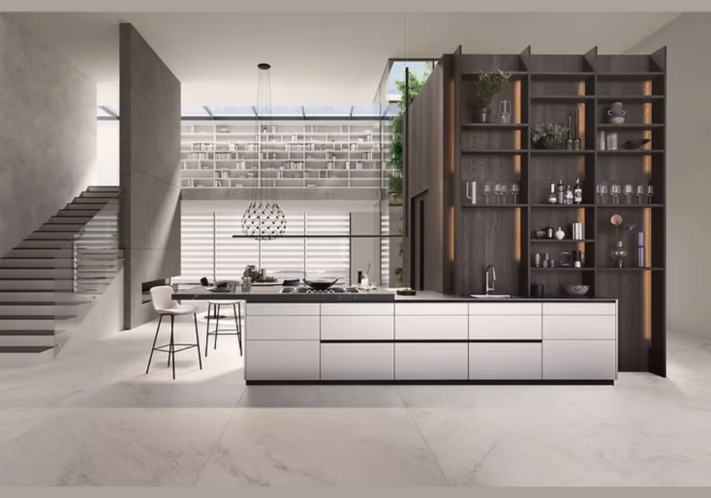 Sleek Handleless Cabinets for a Seamless Look