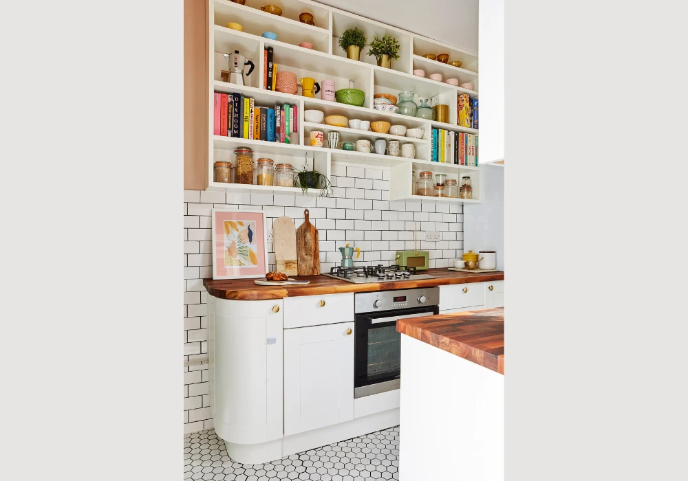 Open Shelving Kitchen Design Upgrade