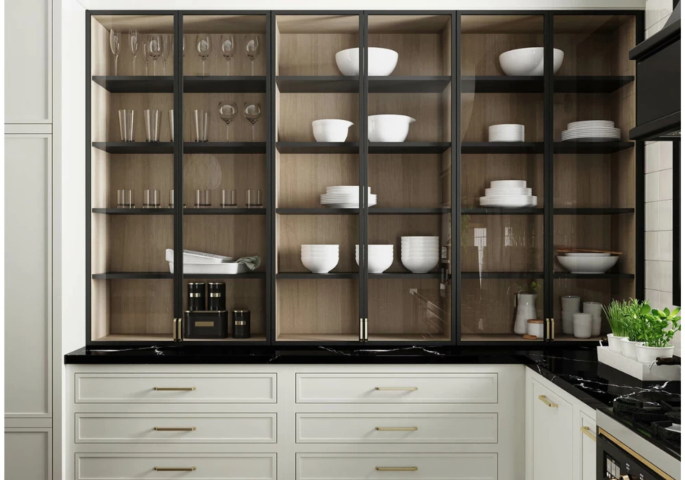 Aluminium Frame Kitchen Door Ideas for Durability