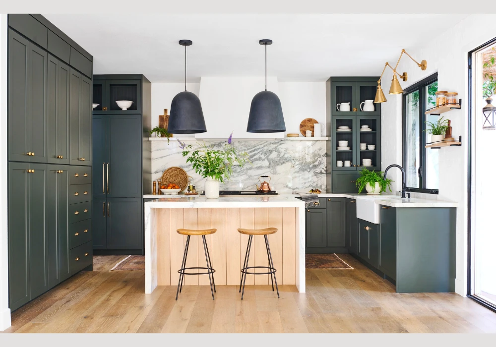 Textured Kitchen Front Ideas for Natural Depth