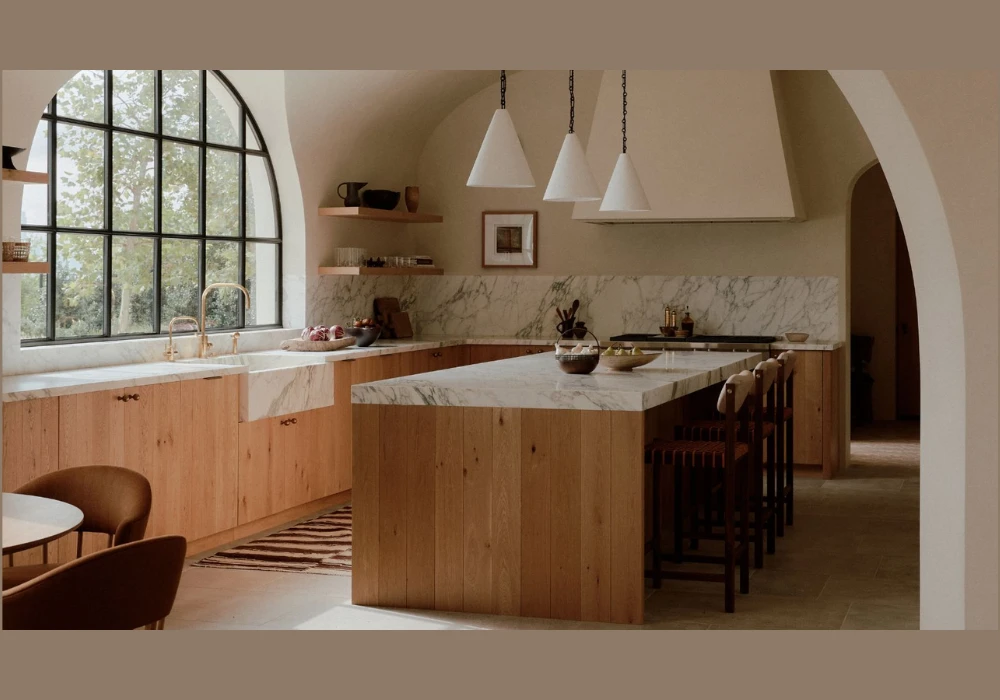 Wooden Kitchen Front Ideas for Classic Warm Look