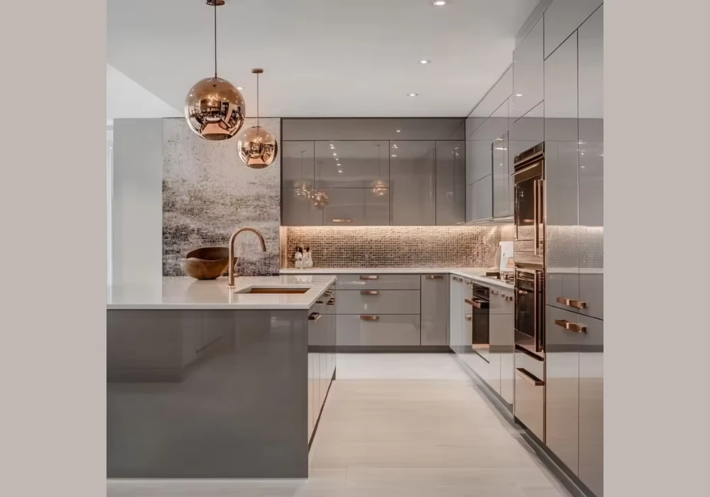 Glossy Acrylic Kitchen Front Ideas for Modern Shine