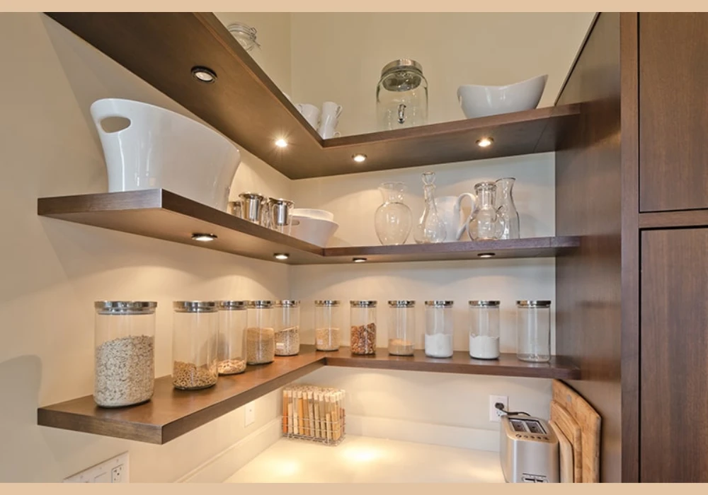 Space Saving Hanging Racks for Apartment Kitchens