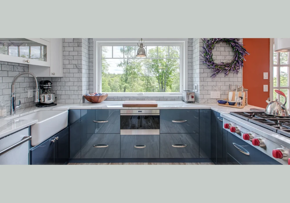 Acrylic Finishes for High Gloss Modern Kitchen Cabinets