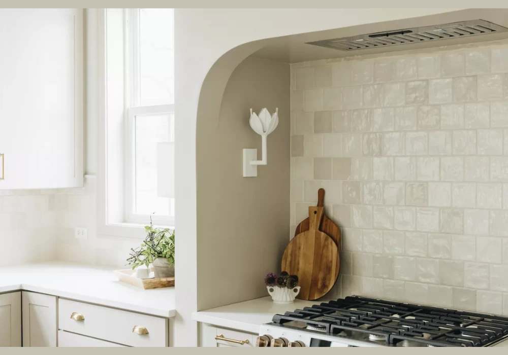 Ceramic Tile Finishes for Kitchen Walls and Backsplash
