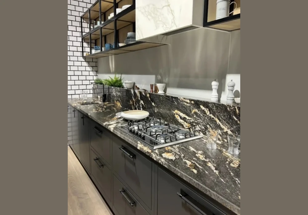 Marble Finishes for Premium Kitchen Countertops