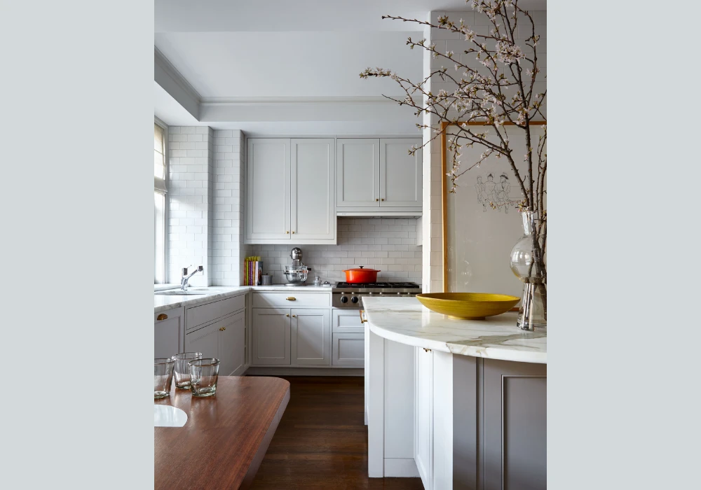 Small White Kitchen for Compact Spaces