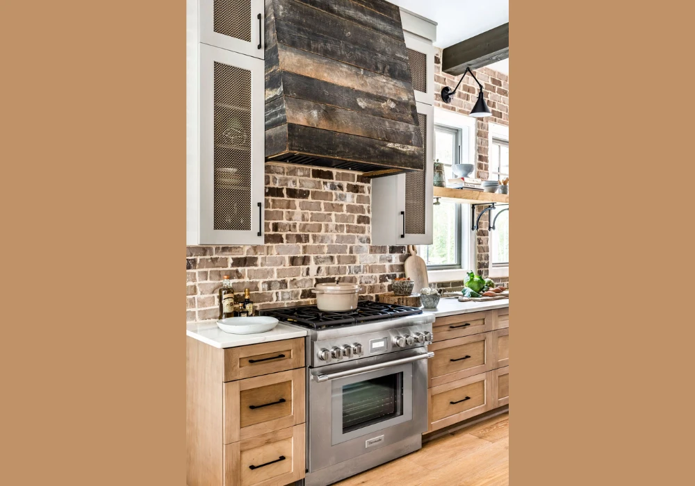 Rustic Wood Kitchen with Natural Texture
