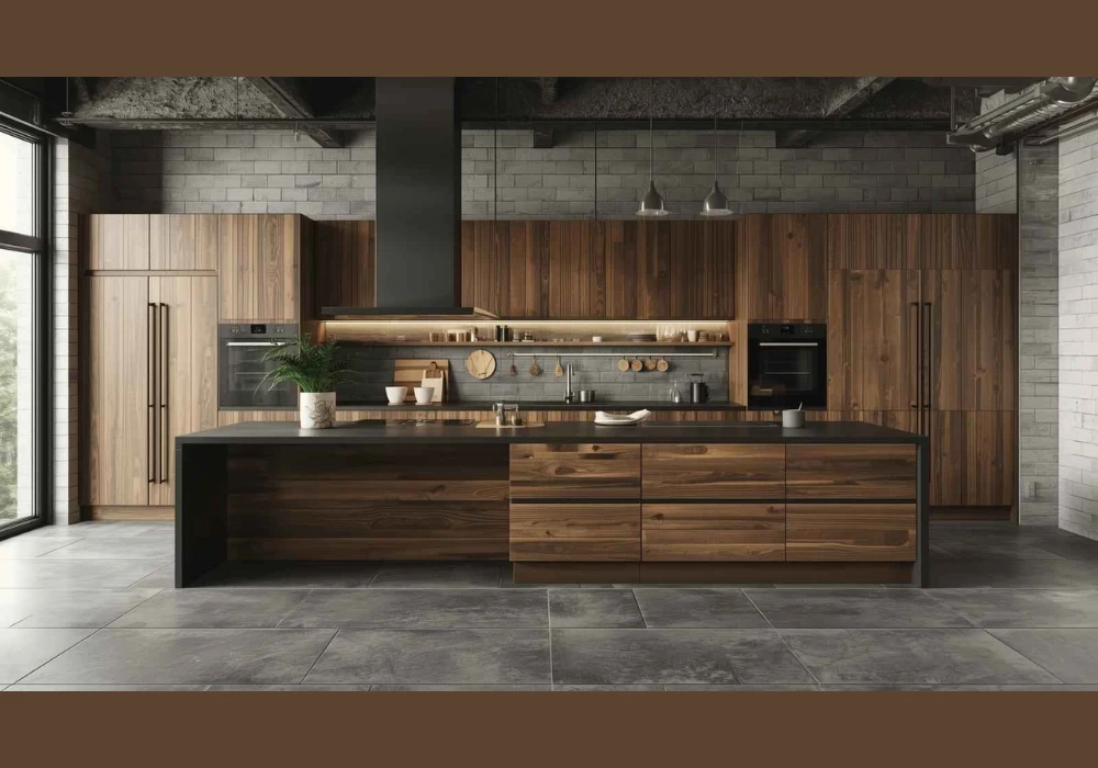 Modern Wood Kitchen with Clean Finishes