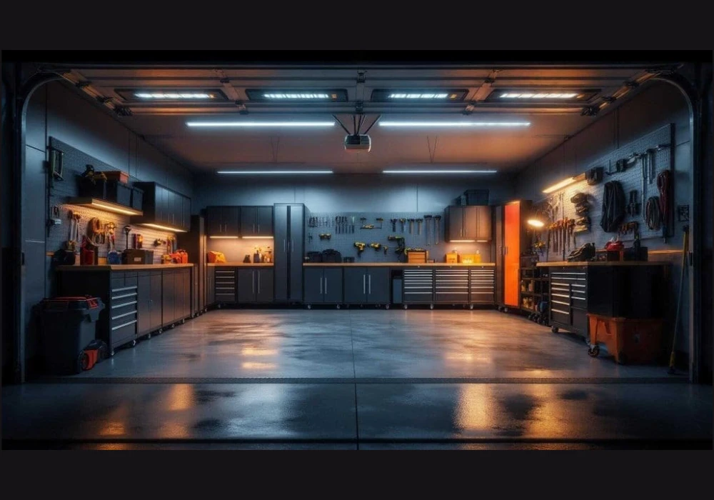 Smart Garage Lighting Setup for Better Visibility