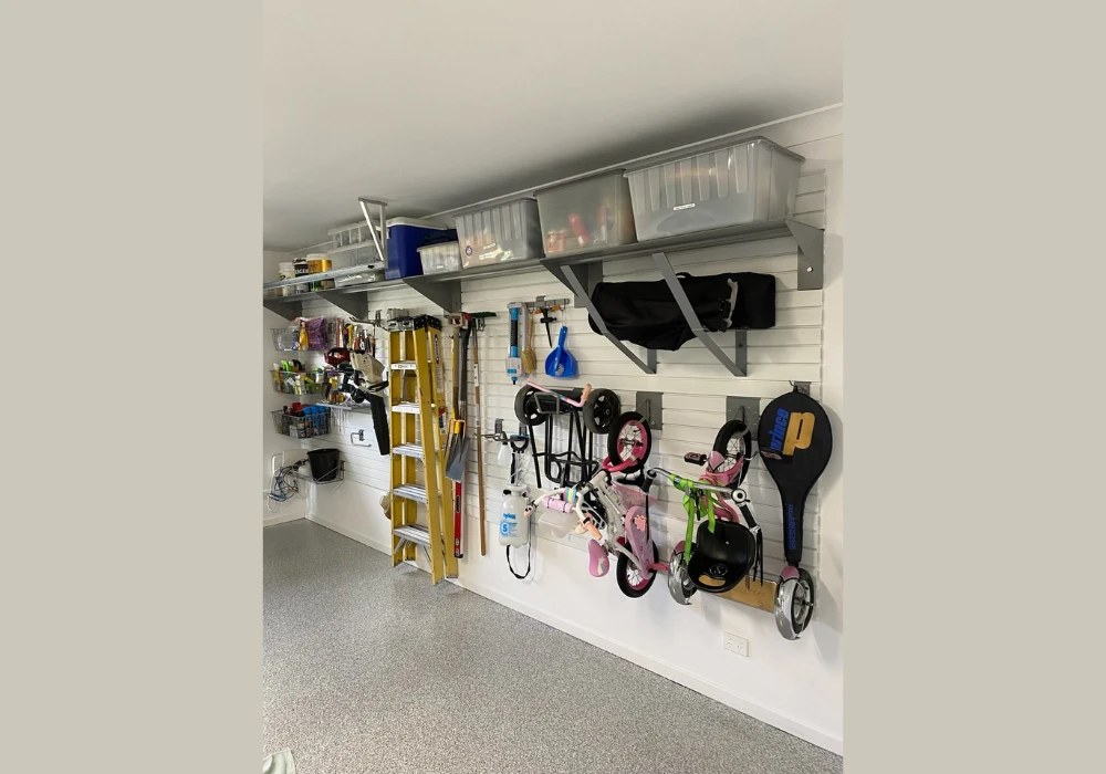 Wall Mounted Storage System for Garage