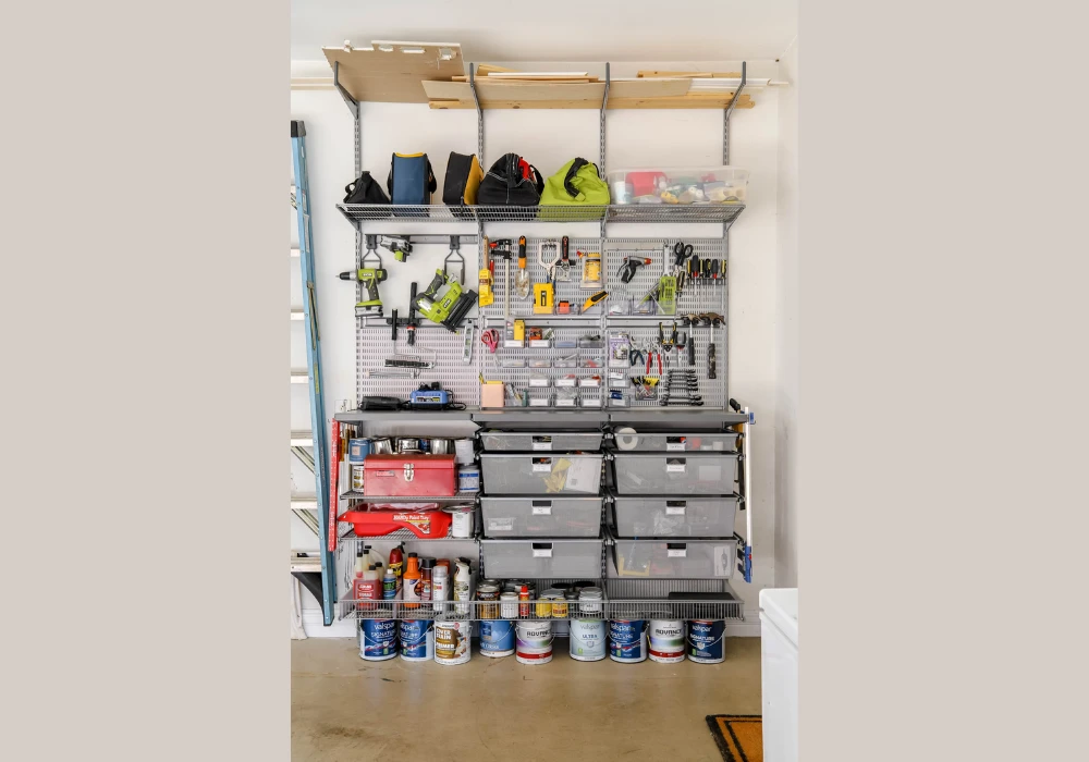 Multi Zone Garage Layout Organization Plan