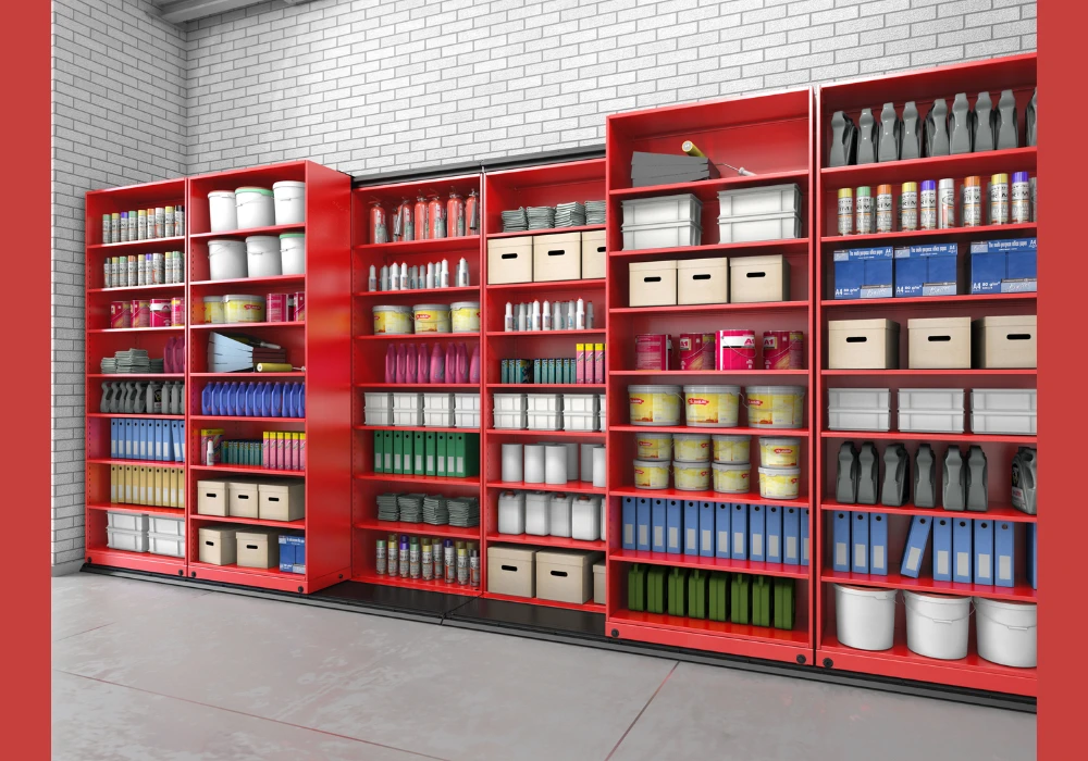 Sliding Storage Track System for Flexible Use