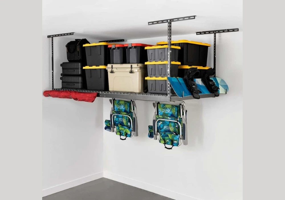 Overhead Ceiling Storage Racks for Maximum Space