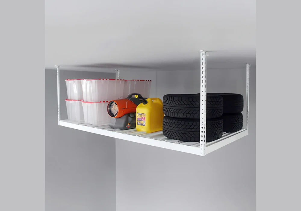 Overhead Ceiling Storage Racks for Garage Workshop Organization