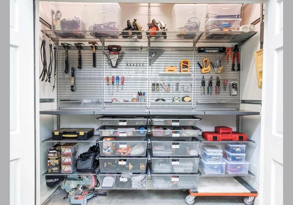 Label Based Garage Workshop Organization System for Faster Access