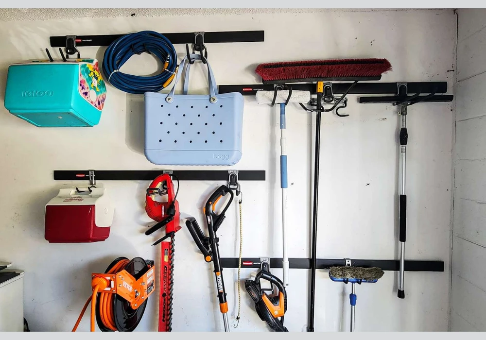 Over the Door Storage Racks for Small Garage Items
