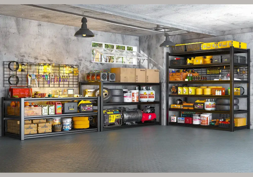 Heavy Duty Metal Garage Shelving Units for Maximum Load