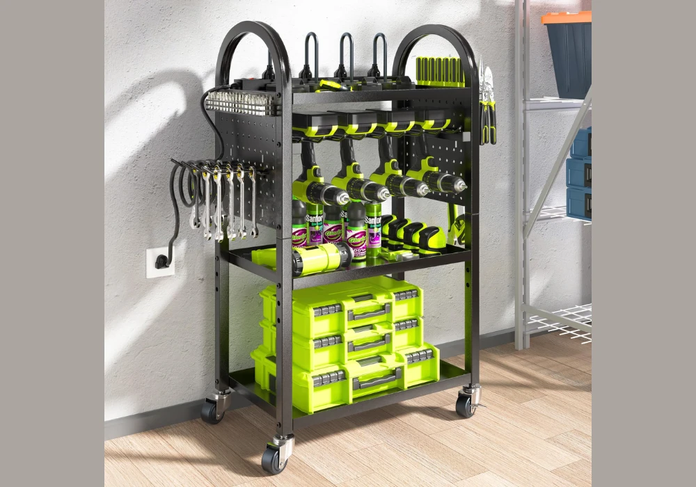 Rolling Storage Cart for Flexible Organization