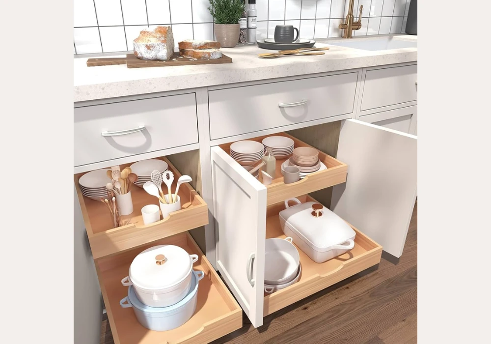 Add Pull Out Drawers for Easy Access