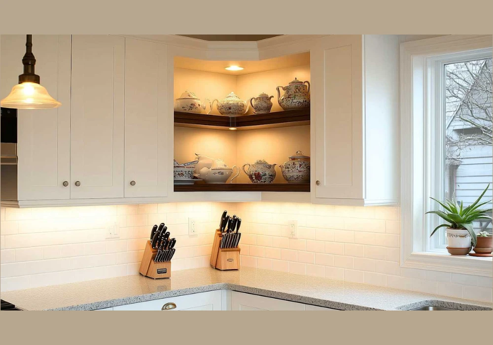 Corner Kitchen Shelving Ideas for Small Space Use