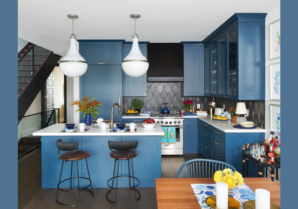 Navy Blue Kitchen Color Ideas for a Deep Modern Look