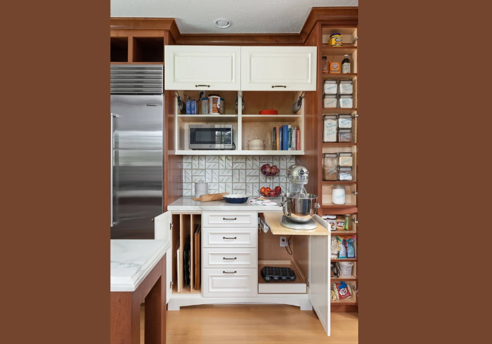 Hybrid Kitchen Shelving Ideas for Balanced Storage Solution