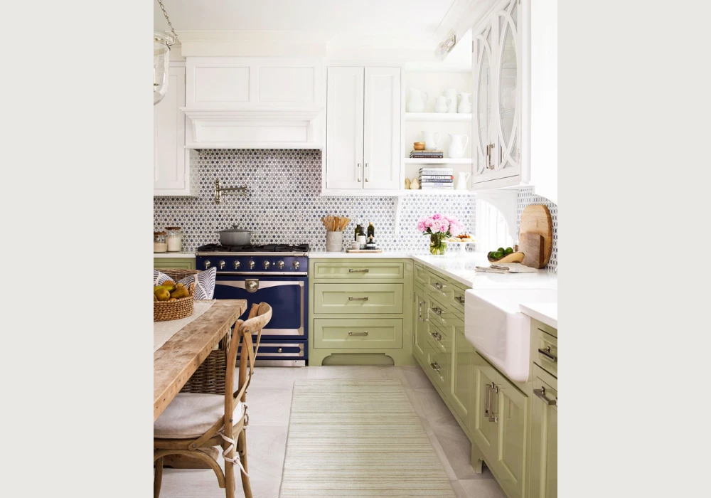  Green and White Kitchen Color Scheme for a Fresh Natural Feel