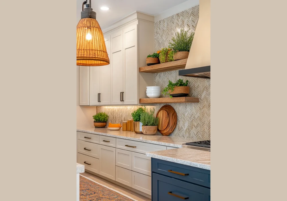 Beige and Earthy Kitchen Color Scheme for a Soft Calm Look