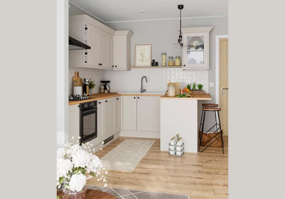 Use Glass Jars for a Clean and Stylish Look