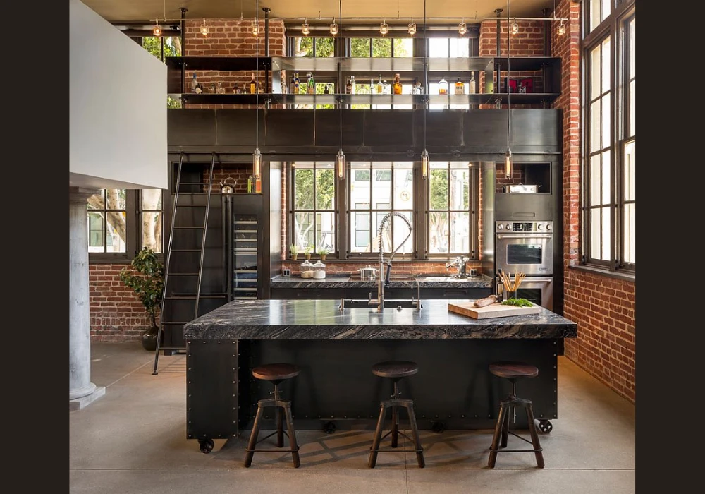Industrial Style Aesthetic Kitchen Design