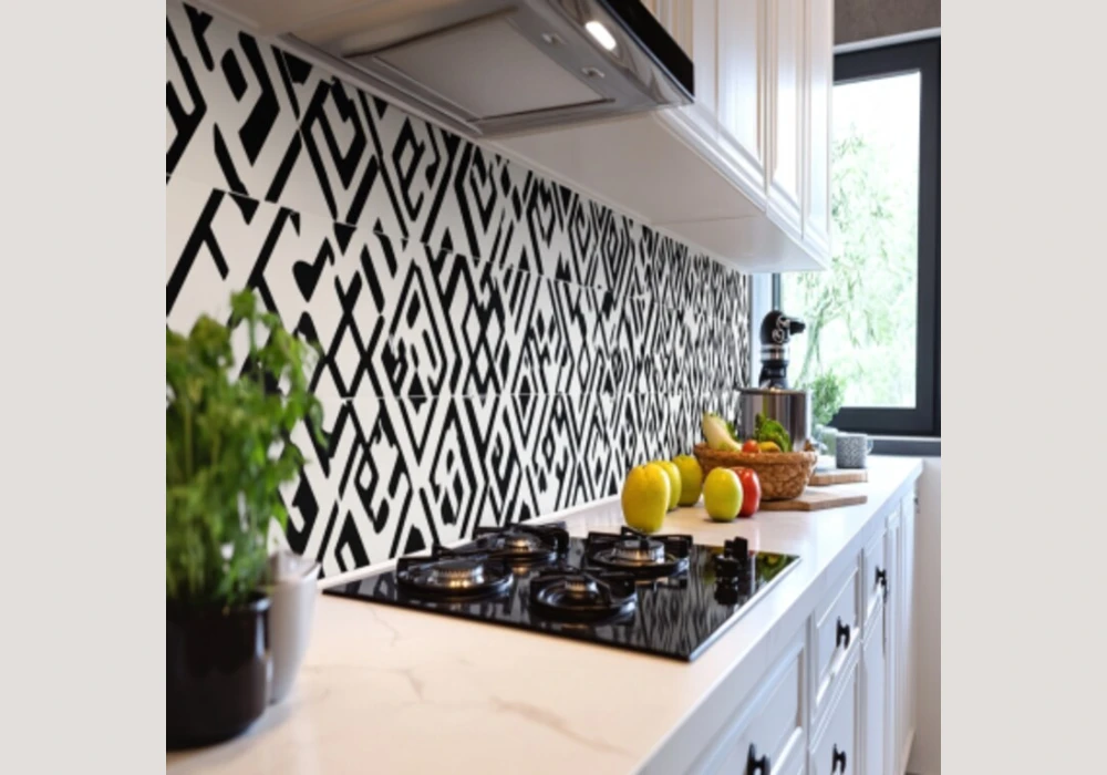 Geometric Kitchen Tiles for Modern Pattern Design