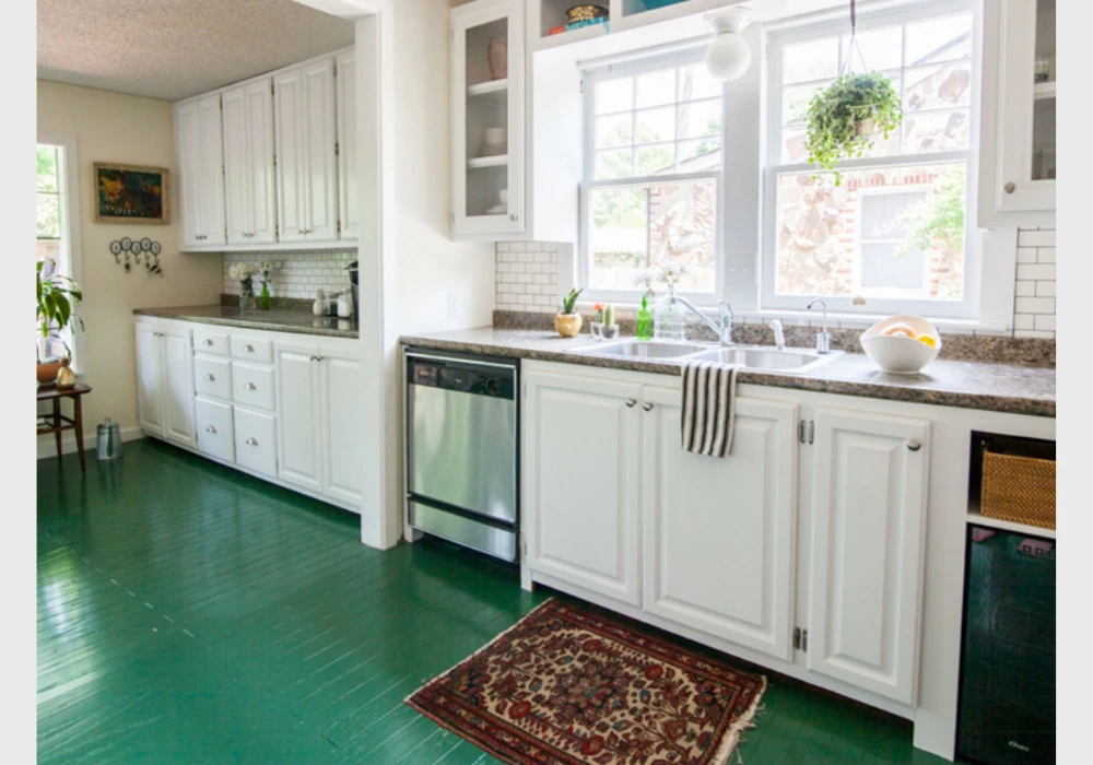 Vinyl Kitchen Floor Tiles for Comfortable and Budget Friendly Flooring
