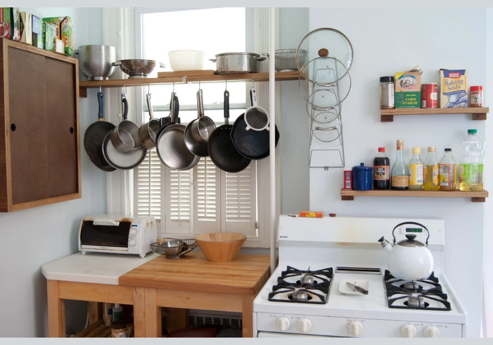 Hanging Kitchen Shelf Ideas for Smart Vertical Storage
