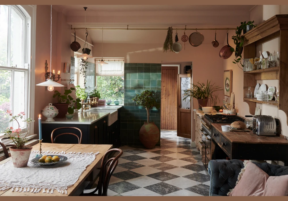 Natural Stone Kitchen Floor Tiles for Rich and Durable Finish