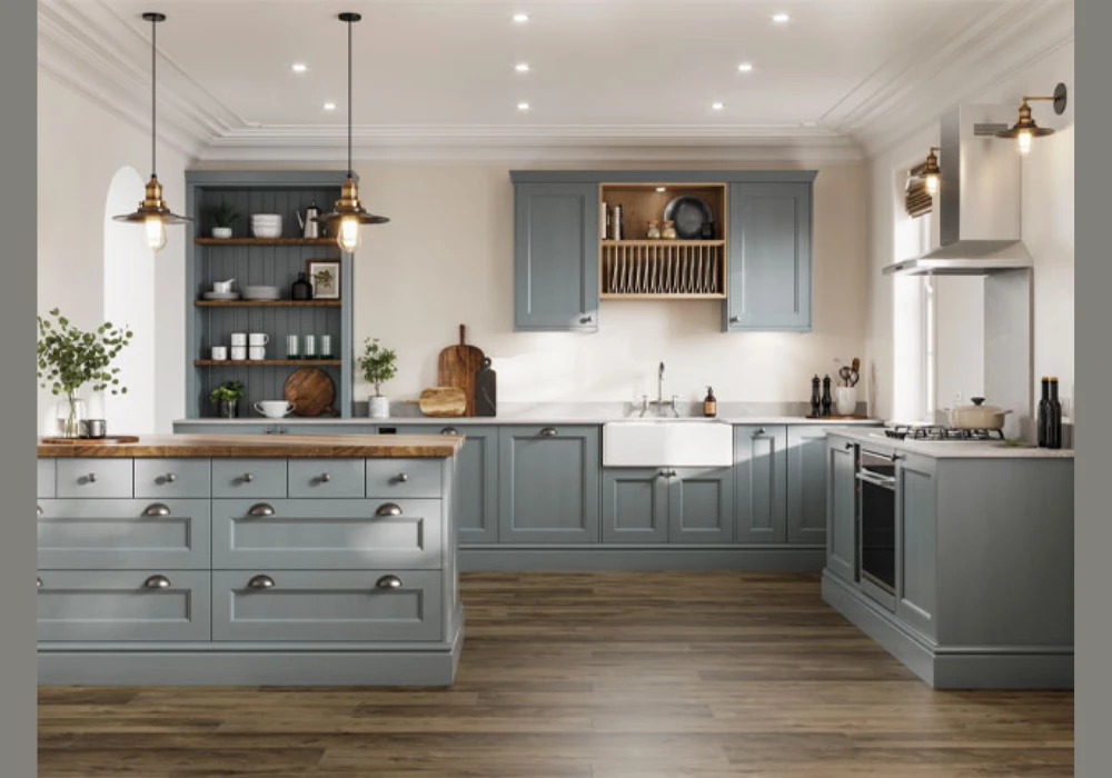 Contemporary Kitchen Design with Mixed Materials