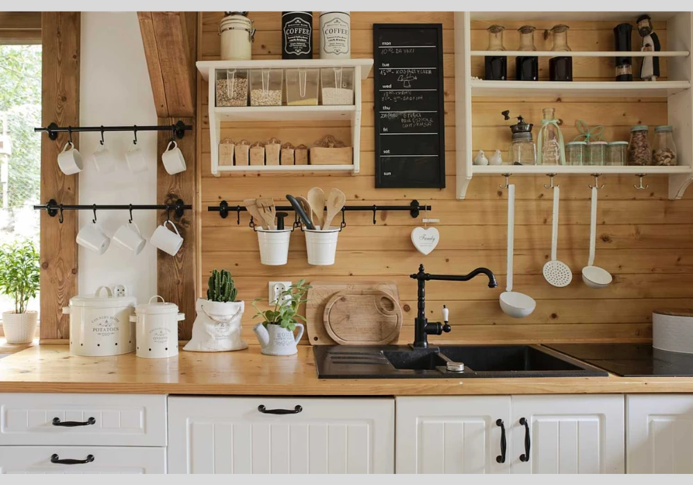 Open Shelving Kitchen Design Idea