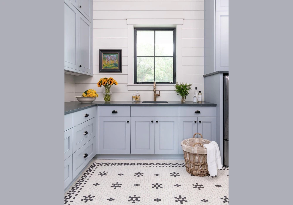 Textured Kitchen Floor Tiles for Better Grip and Safety